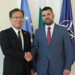 Среща на министър Георг Георгиев с посланика на Япония в България Хисаши Мичигами